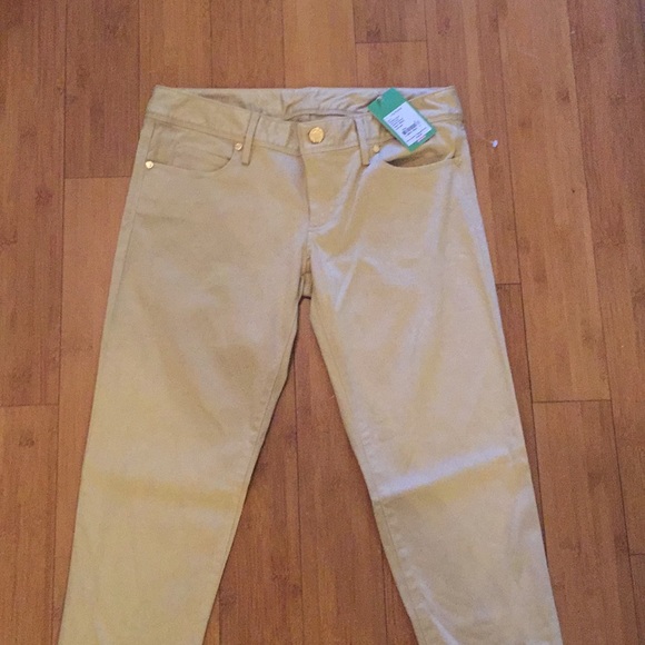 Lilly Pulitzer Worth Skinny Size 6 Khaki Pants - Picture 1 of 5